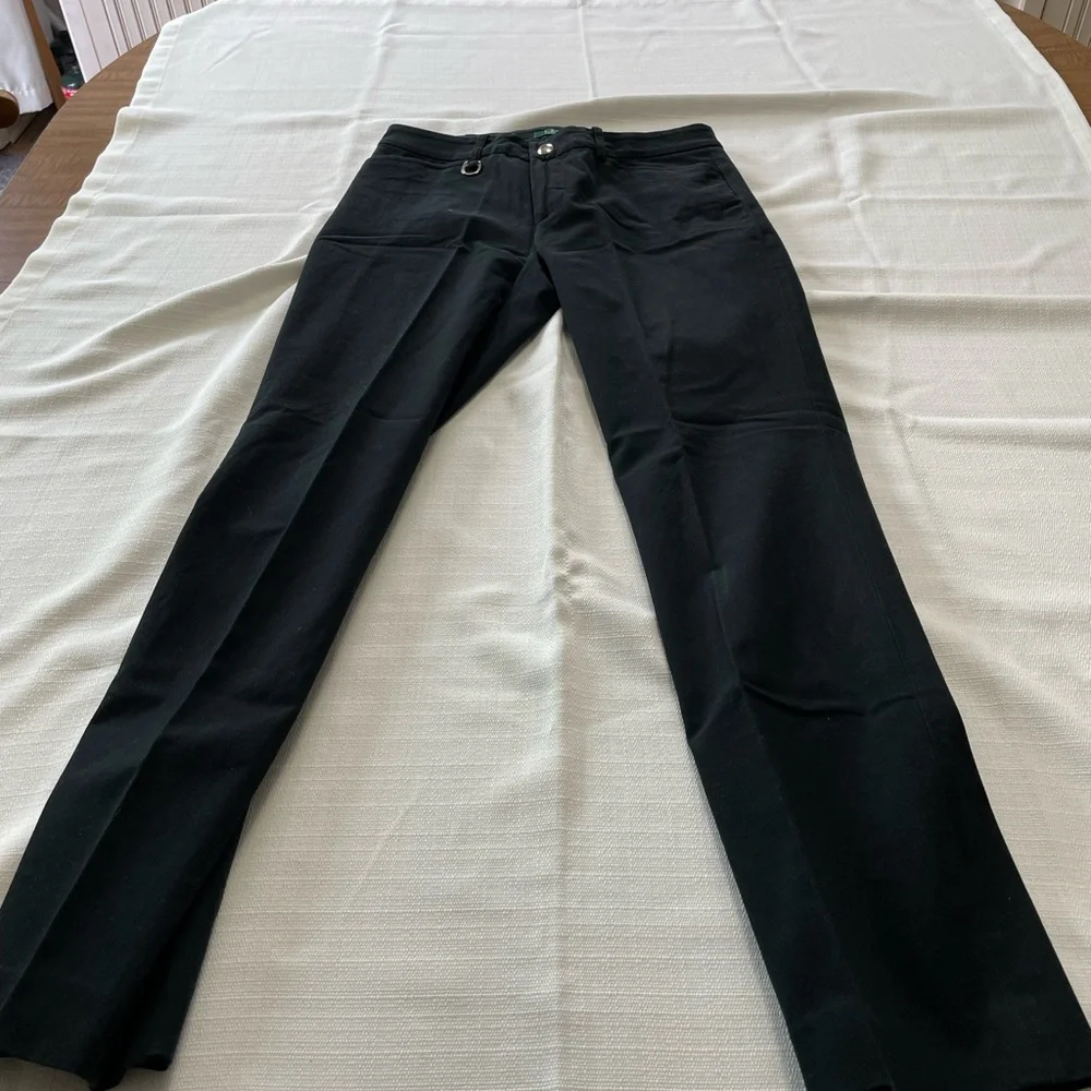 Lauren by Ralph Lauren black cropped pant - Picture 4 of 6